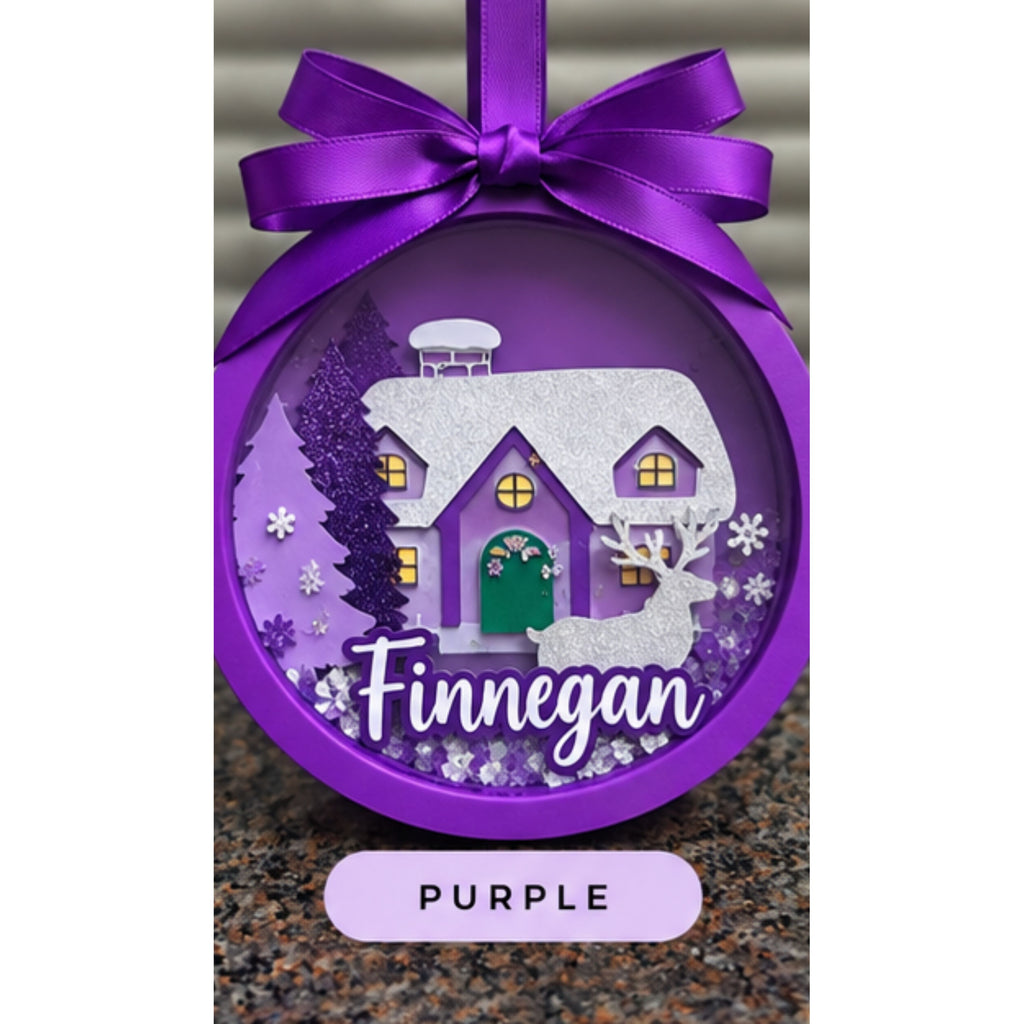 🏡 Christmas Cottage Ornament