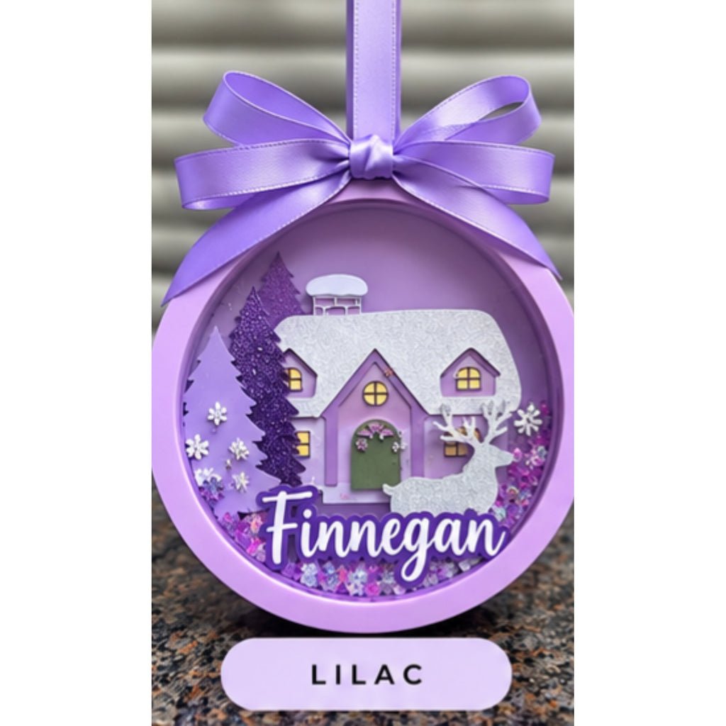 🏡 Christmas Cottage Ornament