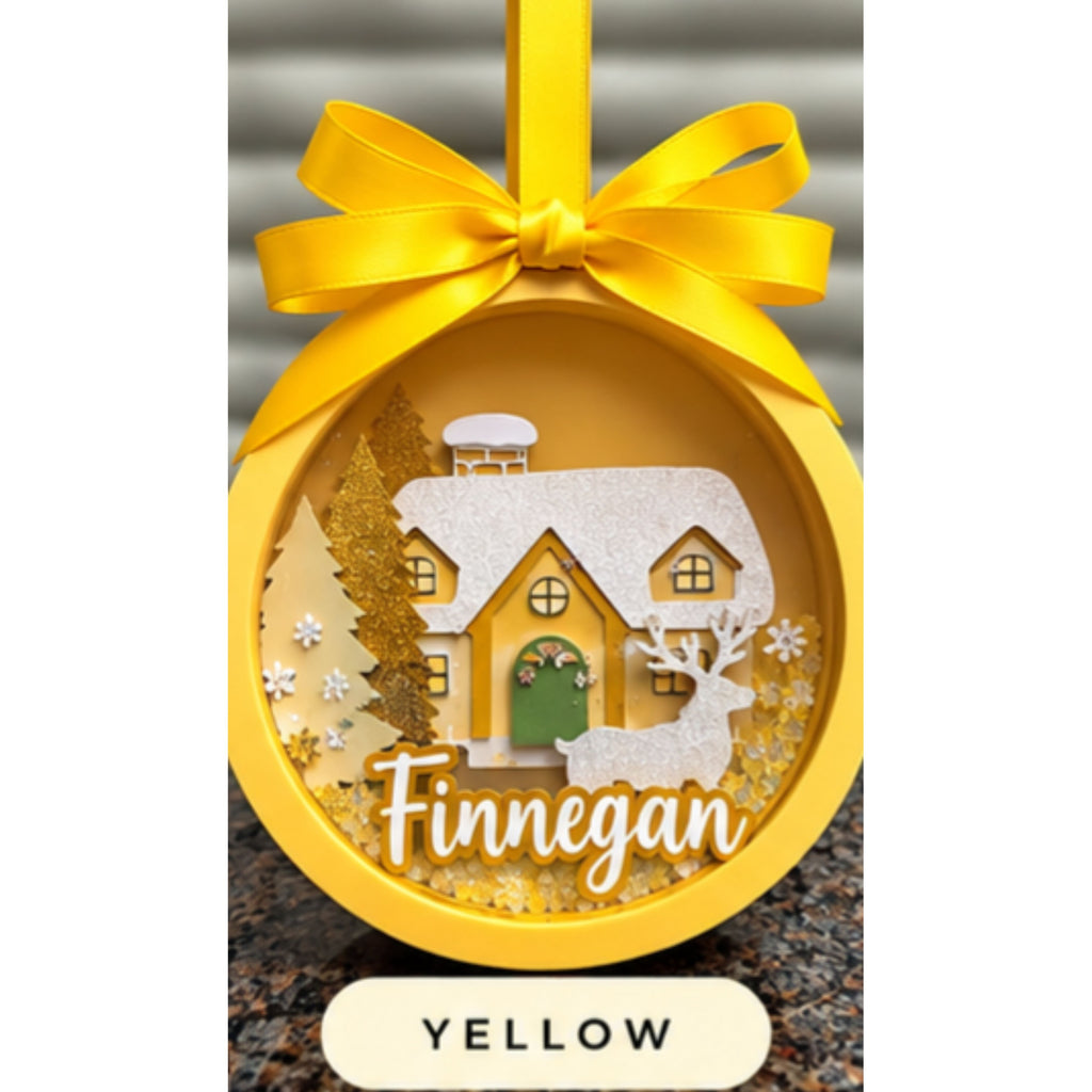 🏡 Christmas Cottage Ornament