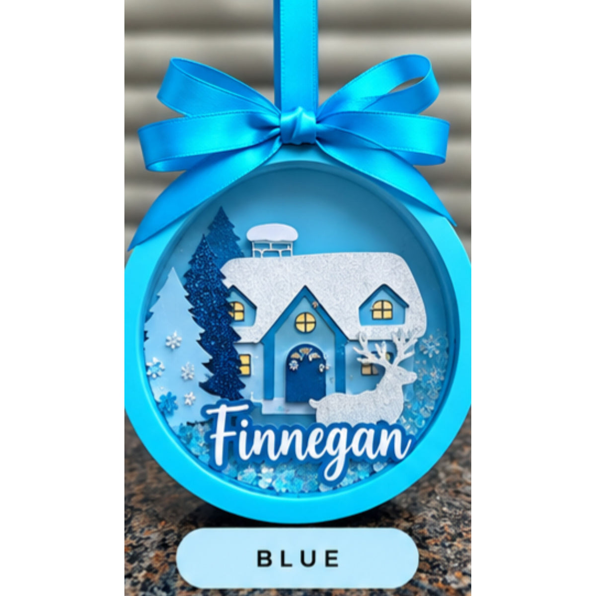 🏡 Christmas Cottage Ornament