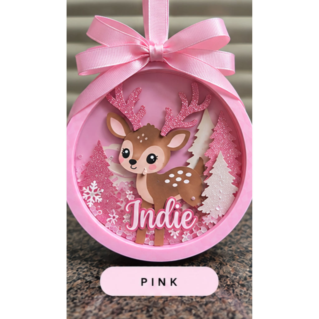 🦌 Woodland Reindeer Ornament