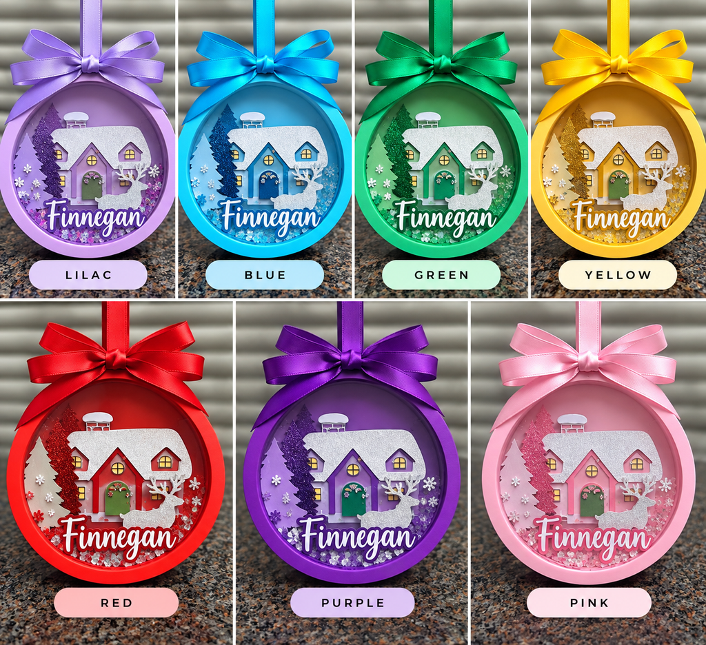 🏡 Christmas Cottage Ornament