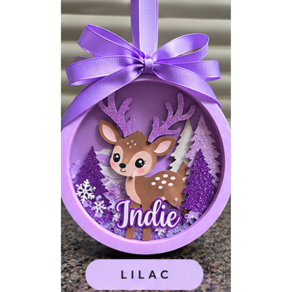 🦌 Woodland Reindeer Ornament