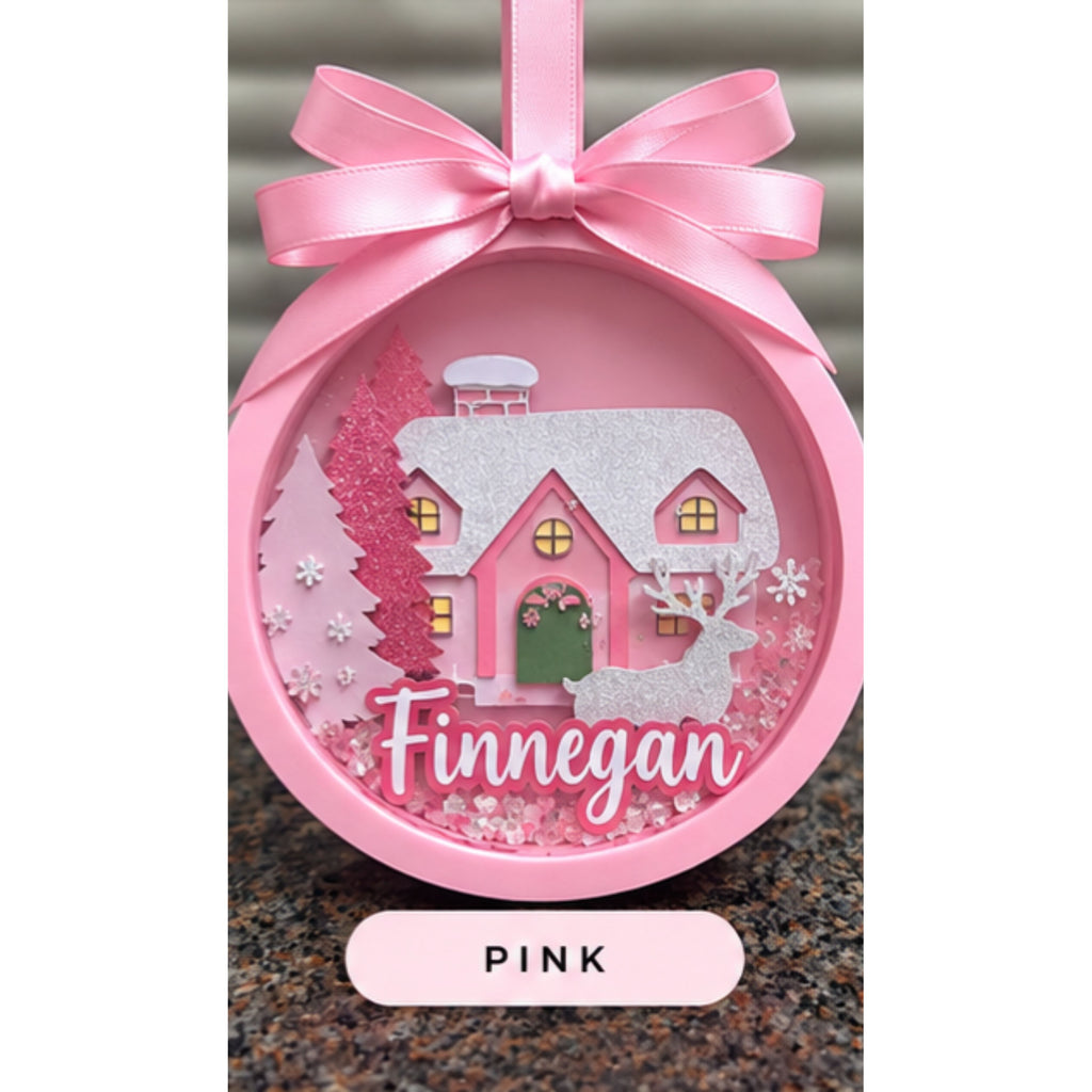 🏡 Christmas Cottage Ornament