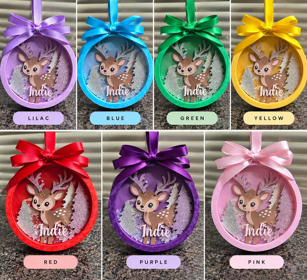 🦌 Woodland Reindeer Ornament