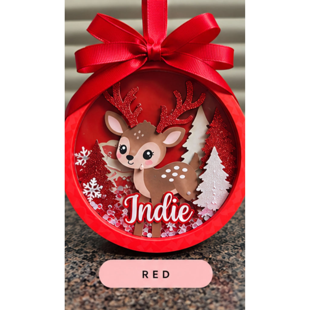 🦌 Woodland Reindeer Ornament