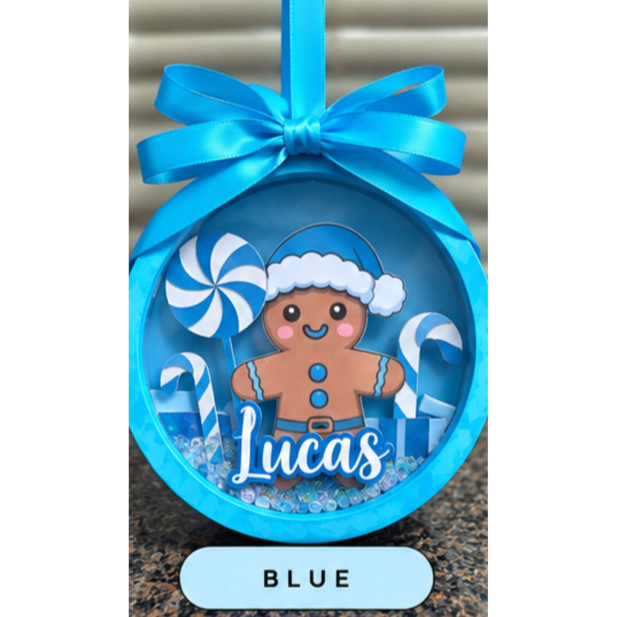 🍭 Gingerbread Candyland Ornament